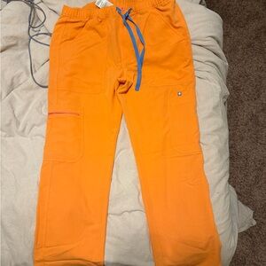 Figs Orange Scrubs Medium